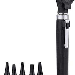Optic Mini Pocket Otoscope Set | LED Ear Scope for Medical Diagnostic ENT | Portable Otoscope Ear Cleaner with 5 Speculum Tips | High-Precision LED Light | Professional & Home Use-image-43