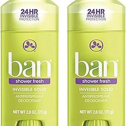 Ban Deodorant 2.6oz Invisible Solid Shower Fresh (2 Pack)-image-9