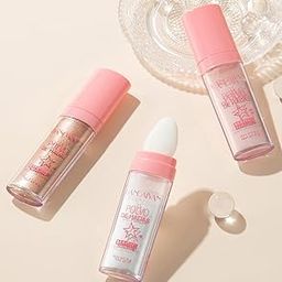 Highlighter Powder Stick for Face & Body | Shimmer Glow with Built-in Sponge Applicator | Polvo De Hadas Fairy Bomb | Non-Sticky Easy to Use Patting Powder | 3 Shades – White Moonbeam, Fairy Pink, Golden Brown | Magic Colour Shine (01#WHITE MOONBEAM, 9g)-image-9