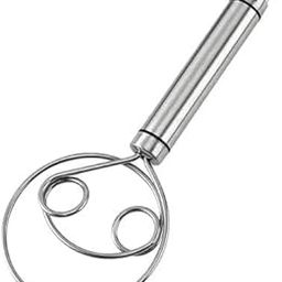 Atta Kneader Dough Maker with Stainless Steel Food Processor Roti Atta Blender Beater Manual Flour Mixer for Egg, Bread, Cake, Pastry, Pizza Dough-5