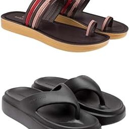 Extra Soft Classic Casual wear with Flexibility Technology Flat Combo for Women's/Girl's(6143+6109)()-image-70