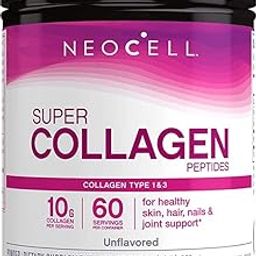 NeoCell Super Collagen Peptides, Grass-Fed Collagen Types 1 and 3, Unflavored, Powder, 21.2 Ounces-18