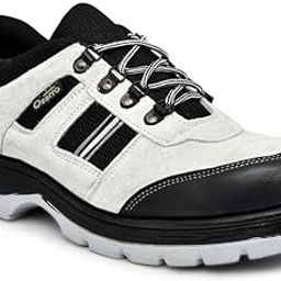 Suede Leather Steel Toe Safety Shoe (NW4404)-10