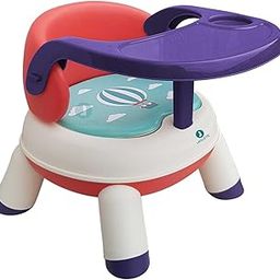 LAFILLETTE Baby Booster Feeding Chair with Removable Tray and Safety Belt for Infants and Toddlers, Folding Portable Booster Seat for Indoor/Outdoor Use (RED)-picture-15