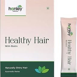 Hanley Healthy Hair Biotin, Hair Fall Control, Anti-Hair Fall, Dandruff Control, Orange Flavor, 15 Sachets (5g Each)-image-52