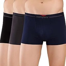 Men's Cotton Spandex Odour-Free, Long Lasting Comfort, All Day Fresh and Confidence Dark Knight Collection Solid Trunks-picture-46
