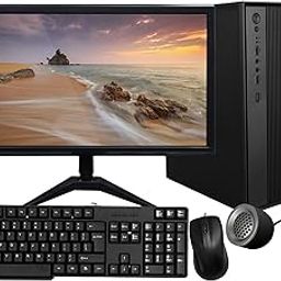 TECNICO Hi Performance Desktop Computer, Core i5 Processor, 8GB DDR3 RAM, 128GB SSD, 500GB HDD, 19.5 inch LED Monitor, Keyboard and Mouse, Windows 11, WiFi-47