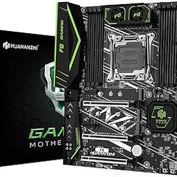 HUANANZHI X99-F8 High-Performance ATX Motherboard Supports 2011-3 Socket V3/V4 Processors, 256GB Memory Storage, 8*DDR4, PCIe 3.0, 4*SATA 3.0&USB3,NVME M.2 WiFi-1