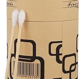 Non-Toxic Soft Tips Bamboo Cotton Swabs Earbuds Use For Earwax Removal | Wooden Ear Buds For Safe Use For Cleaning The Ears/Removing Makeup/Cleaning Small And Delicate Items-23