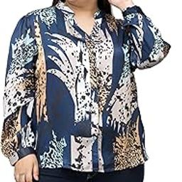 Women's Animal Print Regular Fit Shirt-20