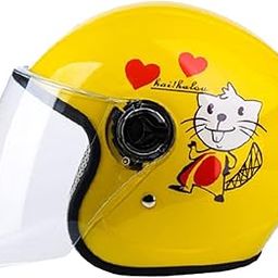 SAZ DEKOR Kids Childrens Safety Helmet Bike Bicycle Skating Headgear 50-55cm Yellow-image-80