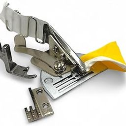 Zenith Steel 26 mm Double Fold Angle Binder A10 for Industrial Sewing Machine Folder Set (Includes Fold Angle Binder, Needle Plate, Pressure Foot, Feed Dog)-image-36