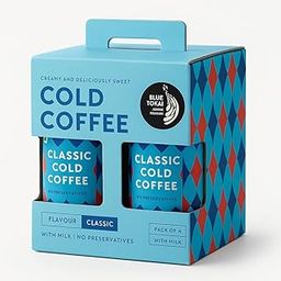 Blue Tokai Coffee Roasters Classic Cold Coffee Can 220ml | Creamy Delicious & Strong | Ready to Drink | No Preservatives | 100% Arabica Beans | Specialty Coffee | Pack of 4-image-76