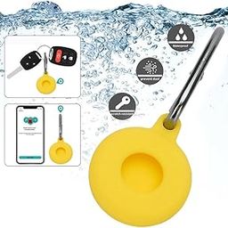 Milaan Silicone Case Protective Cover for AirTags Finder Tracker Yellow-picture-27