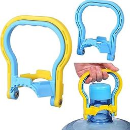 PUTHAK 2 Pack 20L Water Bottle Holder Purified Drinking Water Jug Caps Carrier Lift Labor Energy Saving Ergonomic Grip Handle Carrier Non-Slip Holder Lifter Heavy Duty Clip (Pack Of 2)-picture-19