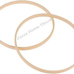 2 pcs Wooden Bamboo Dreamcatcher Rings Hoops Round Metal Hoops (6 Inch)-picture-19