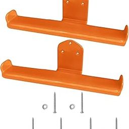 UJEAVETTE Backpack Leaf Blower Hanger Wall Mounted Orange Simple Assembly Wall Bracket 2 Pieces-picture-22
