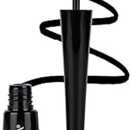 BELLAVITA Intense Drama Waterproof Smudge Proof Eyeliner 3.5ml, Black, Matte Finish, Fast-Drying, Felt Tip Applicator, Enriched with Biotin-35