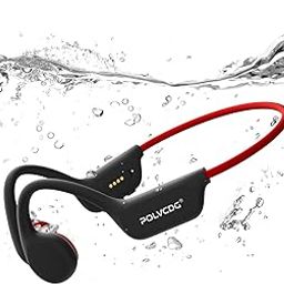 POLVCDG Swimming Headphones,IP68 Waterproof Bone Conduction Headphones,32GB Memory Open Ear Headphones with Mic,Wireless Bluetooth Earphones Underwater Sport Earbuds for Workout Running Cycling Gift-image-58