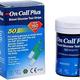On Call Glucometer Strip for Blood Sugar Testing | 50 Blood Glucose Test Strips-image-6