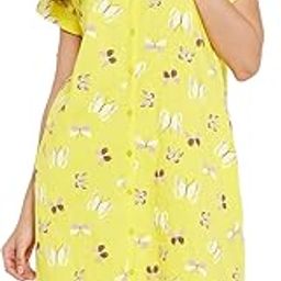 Women's Cotton Knee Length Casual Regular Nightgown-image-35