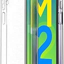 Solimo Silicone Mobile Cover For Samsung Galaxy M12 / A12 / F12 (Soft & Shockproof Back Case With Inbuilt Cushioned Edges),Transparent-image-67