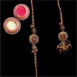 Rakhi for brother and bhabhi rakhi lumba for brother and bhabhi Celebrating the Bond of Love and Togetherness with Lumba Rakhi Sets-picture-19
