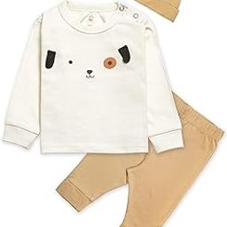 Cotton Clothing Sets for Boys & girls - Unisex Clothing sets Full Sleeve T-shirt Pant & Cap-image-70