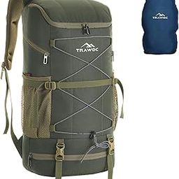 TRAWOC STEALTH 40L Travel Backpack for Men and Women, 40 Litre Laptop Backpack with Rain Cover & Shoe Compartment, Casual Bag for trekking & Hiking, SHK021-image-57