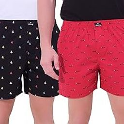 Men Boxer Shorts Back Pocket Printed 0104 (Pack of 2)-image-75
