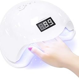 Authentic Store UV LED Nail Lamp With Lamp Beads, Nail Dryer For All Gel Polish, Lamp For Manicure With Automatic Sensor & 4 Timers, LCD Display (48W Digital)-22