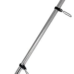 SeaLux Marine Stainless Steel Rail Mount Flag Staff Pole with adjustable Clamps and Split clips for Marine/Boat/Kayak-image-20