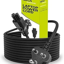 Gizga Essentials Laptop Power Cable Cord- 3 Pin Adapter, 3 yrs Warranty (ISI Certified, 1 meter /3.3 Feet)-30