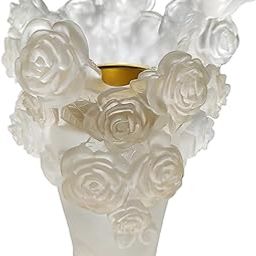 Incense Burner Modern 2 in 1 Centerpieces Crystal Vase for Table Yoga Indoor Transparent-image-9
