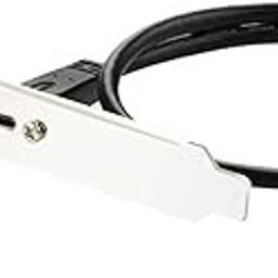 USB 3.1 Type C Front Panel Header Extendsion 50Cm Cable,Type E to USB C Connector with PCIe Full Height Bracket-13