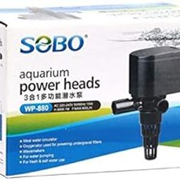 Sobo WP-880 Aquarium Submersible Pump [ AC 220-240V 50/60Hz 15W H.MAX:1M F.MAX:800L/HR ] - Central Fish Aquarium-image-84