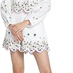 Women 2 Piece White Embroidered Casual Co-Ords-picture-4