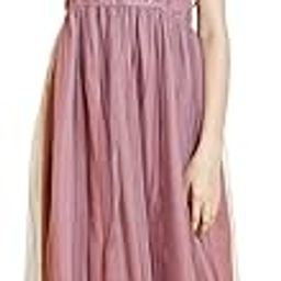 Embroideried Mauve Net Gown-picture-8