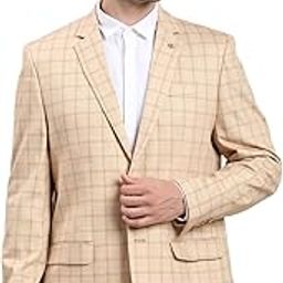 turtle Men Knitted Tailored Fit Checkered Beige Casual Blazer||Blazer for Men||Casual Blazer-picture-48
