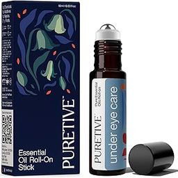 PURETIVE | Under Eye Care Roll On | For all Skin Types | 100% PURE Plant Oils Roll On (10ML) | Moisturizes the Skin and Promotes Regeneration | Helps in Reduce Fine Lines, Wrinkles, & Dark Circles.-34