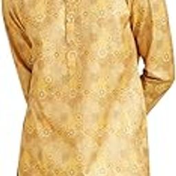 Men's Cotton Blend Printed Kurta (1pc)-image-86