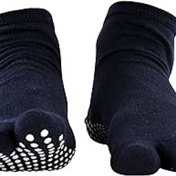Full Length Cotton Socks for Women, Ideal for Walking, Jogging, Yoga, Office and Home, Suitable for Daily Use, Color - Navy Blue (Pack of 5)-14