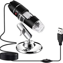 Tobo USB Microscope, 40X-1600X Digital Microscope 3 in 1 PCB Microscope Camera Magnification Endoscope Camera Portable Microscope, Windows 7/8/10, Mac, Android with OTG, Linux-TD-584IM.-30