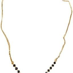 Diamond Short Gold-Plated Traditional Mangalsutra for Women - Elegant Design with Sparkling Diamond Accents and Classic Gold Finish - Perfect for Weddings, Festivals, and Special Occasions-image-40