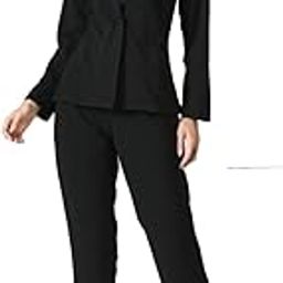 Women's Coat Pants for Casual and Formal Wear | Cotton Blend Blazer, Pants and Canny Three-Piece Set-image-94