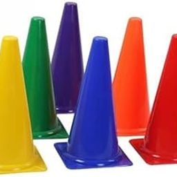 Tasco Sports Elevate Your Training Events and Sports 6 Inch Cone Marker, Unleash Versatility and Durability for Every Activity - The Ultimate Solution (6)-1