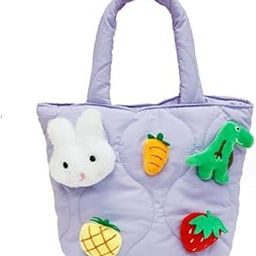 TIMBKTOO Kids Toy Tote Bag for Animals, Rabbits, Cats, Dogs, Horses and More, Multicolor-image-42