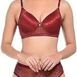 Women's Lace Push-Up Lingerie Set - Underwired Solid Lingerie Baby Doll Bikini | Bras Panty Set Lingeries for Honeymoon for Women & Girls-image-69