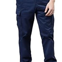 Men Joggers Zip Closure Regular Fit Cotton Trousers-image-50