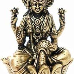 The Spiritual Living Pure Brass Lakshmi Devi Idol | 2 Inch | Idol | Laxmi MATA Murti | Maa Laxmi Murti | Small Idols for Pooja Room - Home Decor | Car | House Warming Gifts | Decoration Items |-image-17